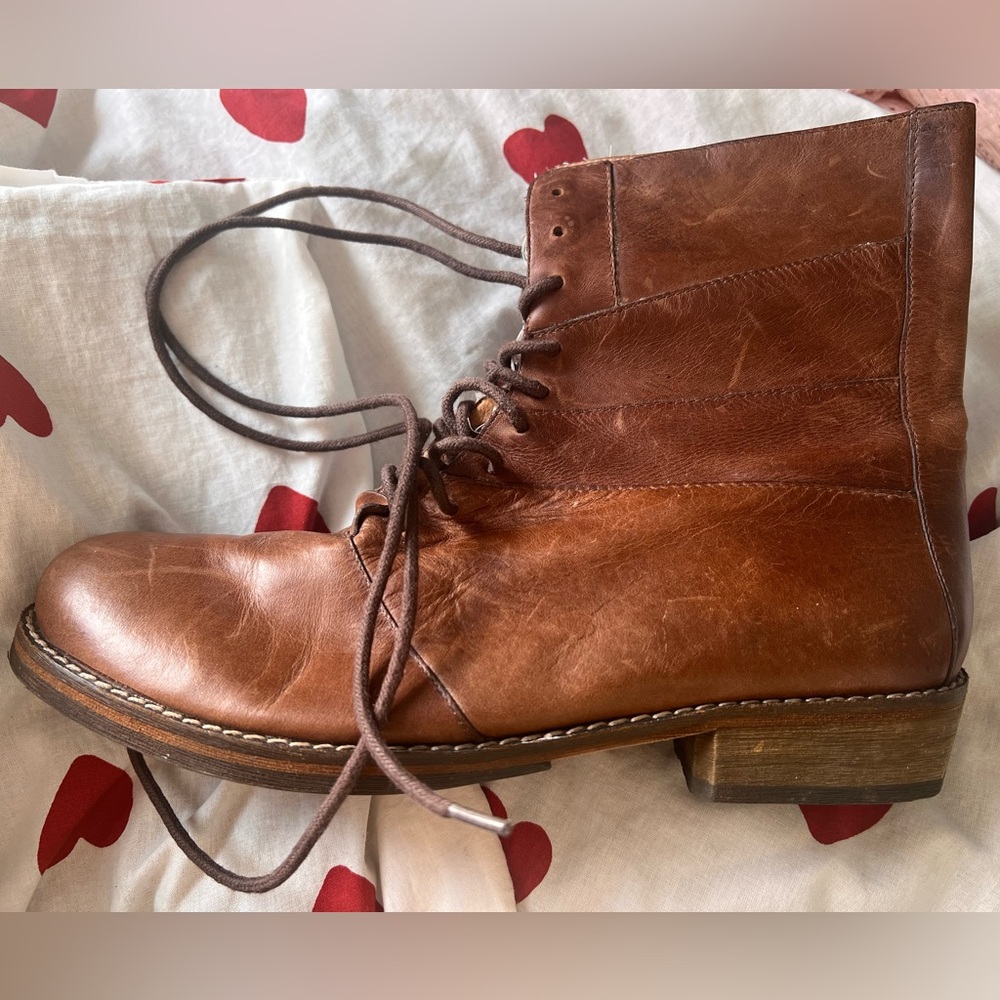 Classic Brown Leather Boots